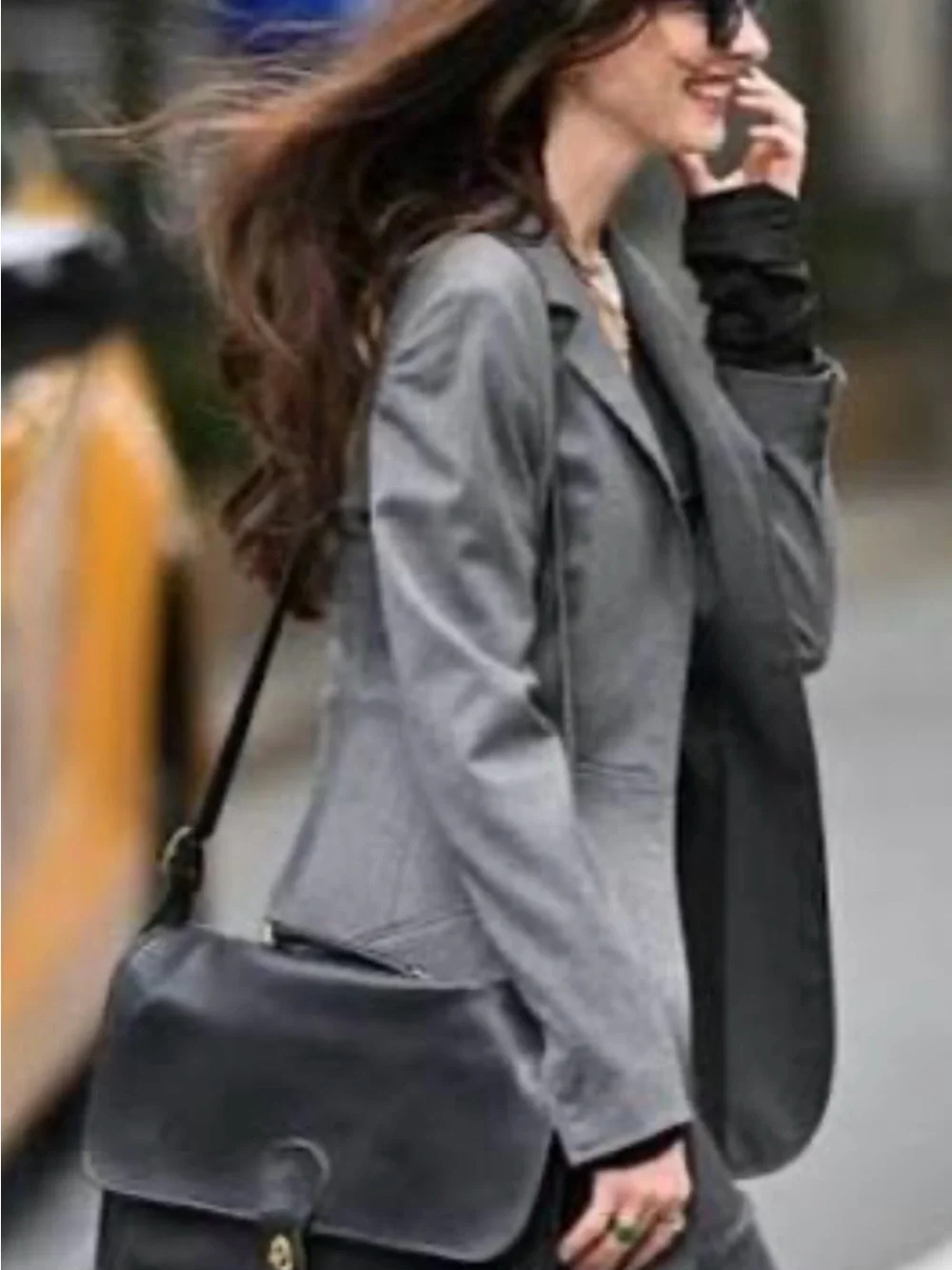 Coach sleek black